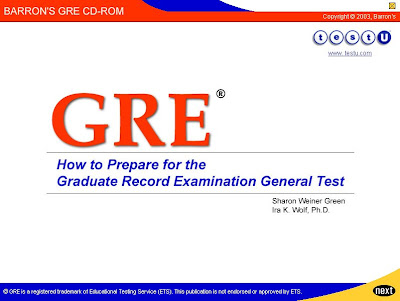 Click here to get more GRE