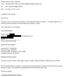 WWP Donation Receipt