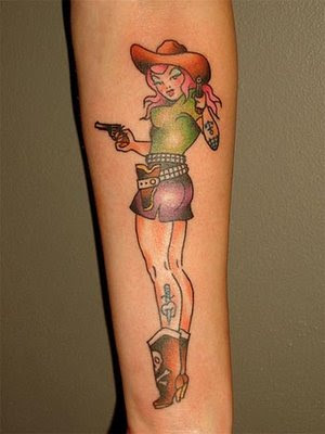 pin up girl tattoo. Pin Up Girl Tattoos Sleeve.
