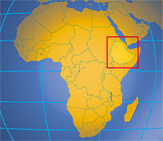 Location of Ethiopia