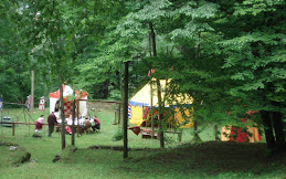 Next to the castle