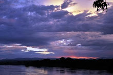 Aften over Zambezifloden