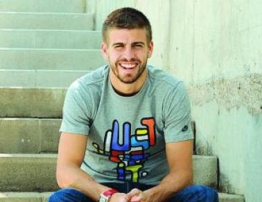 Gerard Pique Bleeding