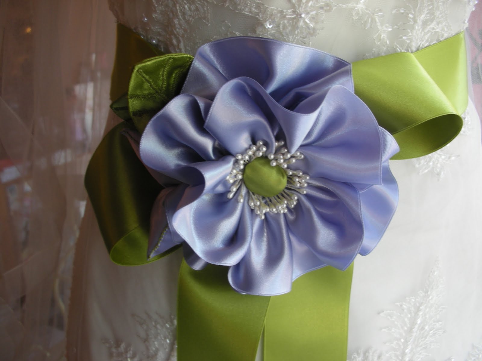 Everything But The Dress Ribbon Bridal Flowers