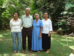 My Parents and my sister in Sri Lanka