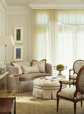 Classic White Living Room, Interior Design