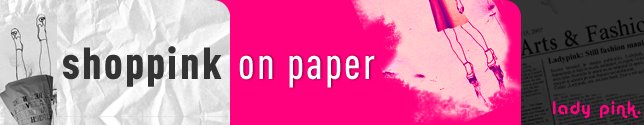 Shoppink on paper