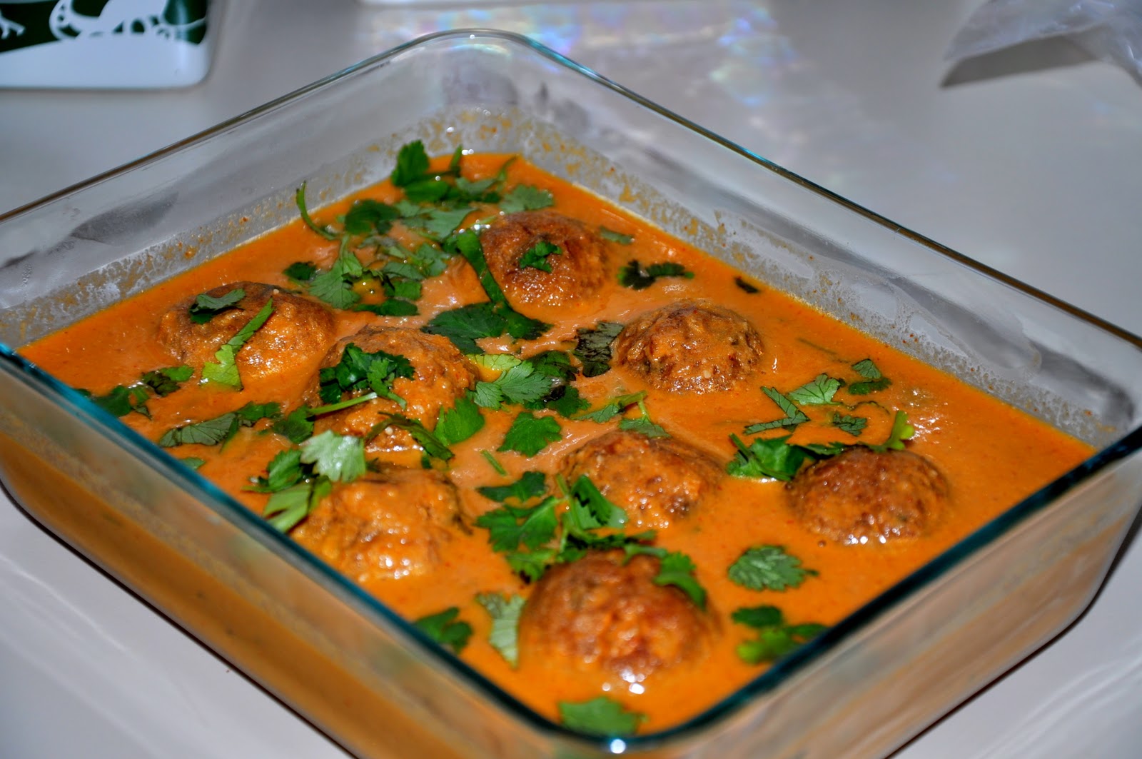 Sasha's Cookbook Vegetable Kofta Curry / Cheesy Veggieballs in creamy