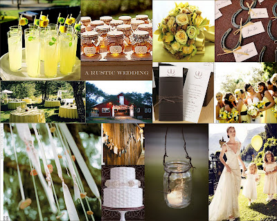 Here is an inspiration board i made for a rustic themed wedding