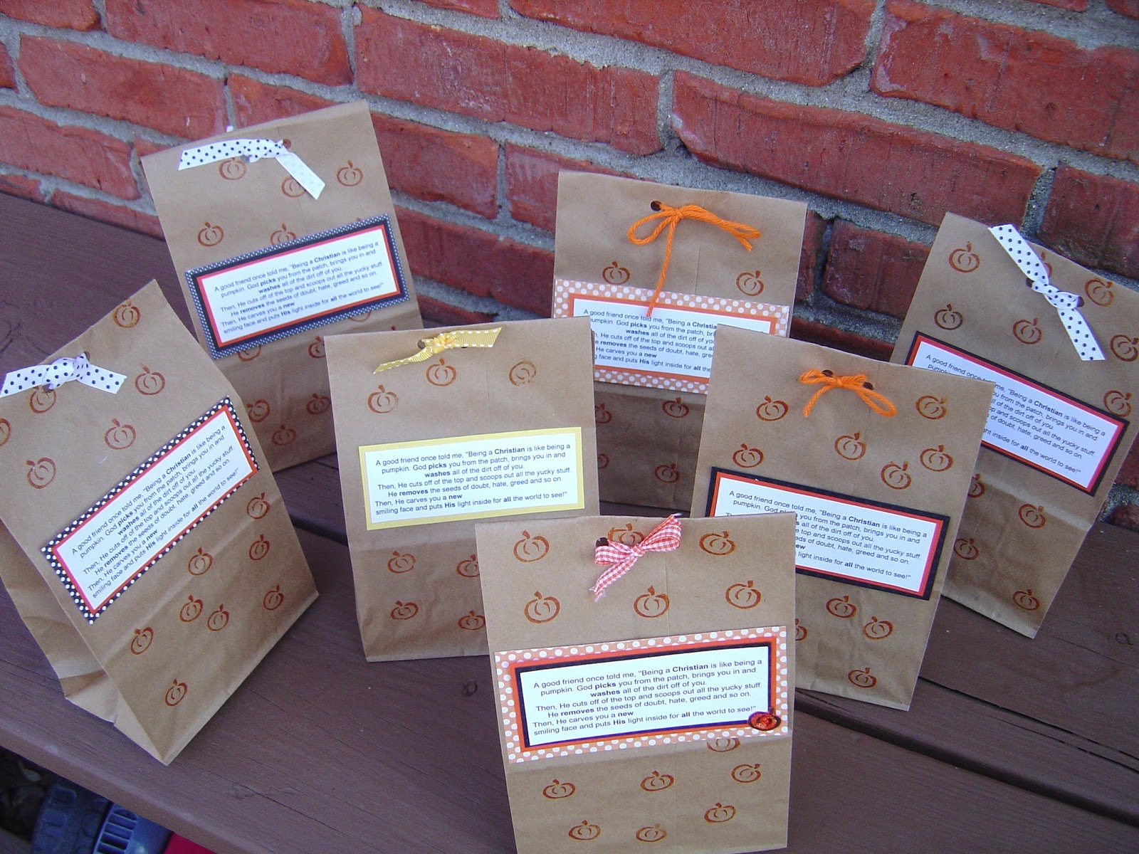 Kelly's Place Treat Bags for Church