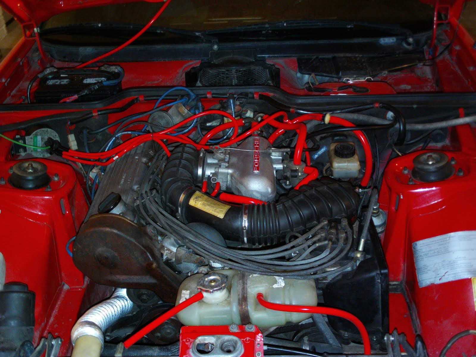 1979 Porsche 924 Workblog: The New Engine bay porsche 914 fuse diagram 