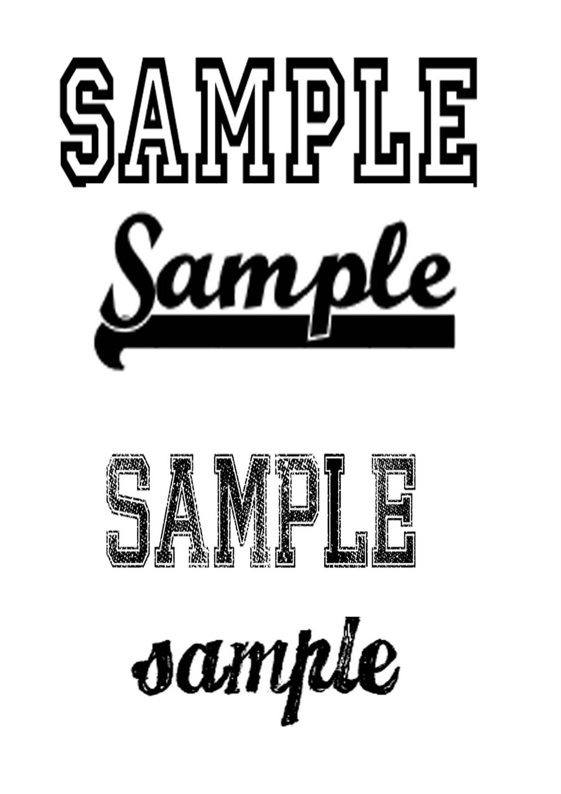 fonts examples