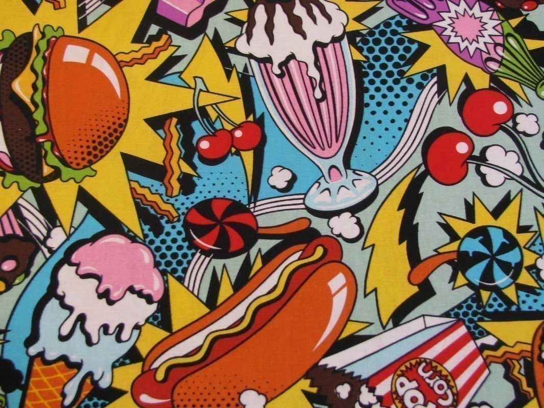 really kitsch fabric that