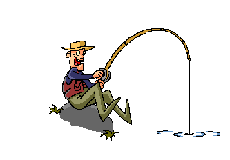 A Cartoon Fisherman