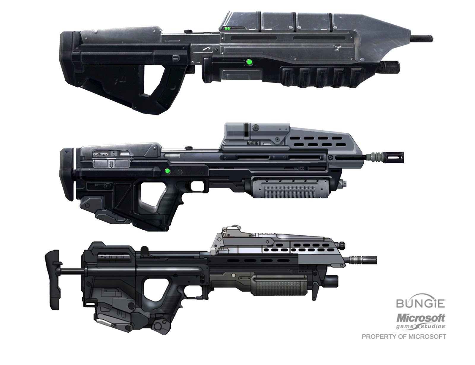 Image #11 : Concept Art de casques et d'armes Ih_assault+rifle02.