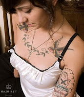 Airbrush Tattoo, angel tattoo designs, Anna Nicole Smith Tattoos, Sexy Tattoo Design