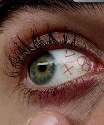 unique tattoo design. Extreme Eye Tattoo Design