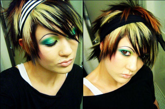 short emo girl hairstyles. girlfriend Girl Emo hairstyle