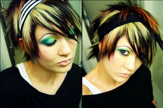 pixie emo hair
