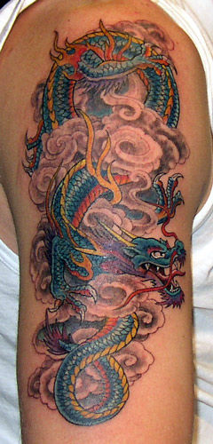 Oriental Dragon Tattoo Design