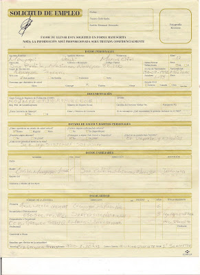 solicitudes de empleo