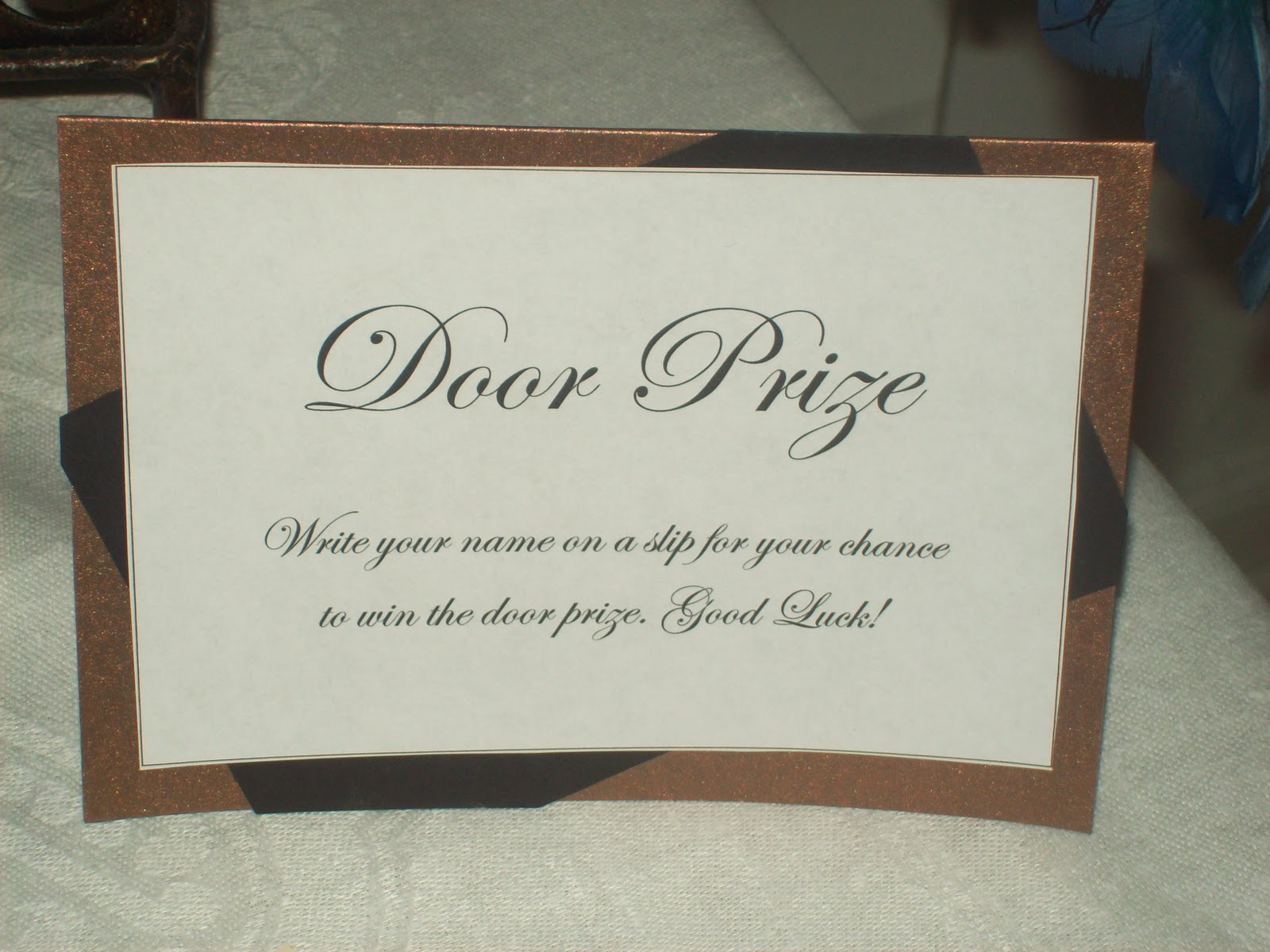 My Neat Blog: Peacock Bridal Shower