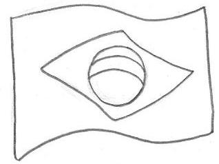 Semeando...: Bandeira do Brasil para colorir.