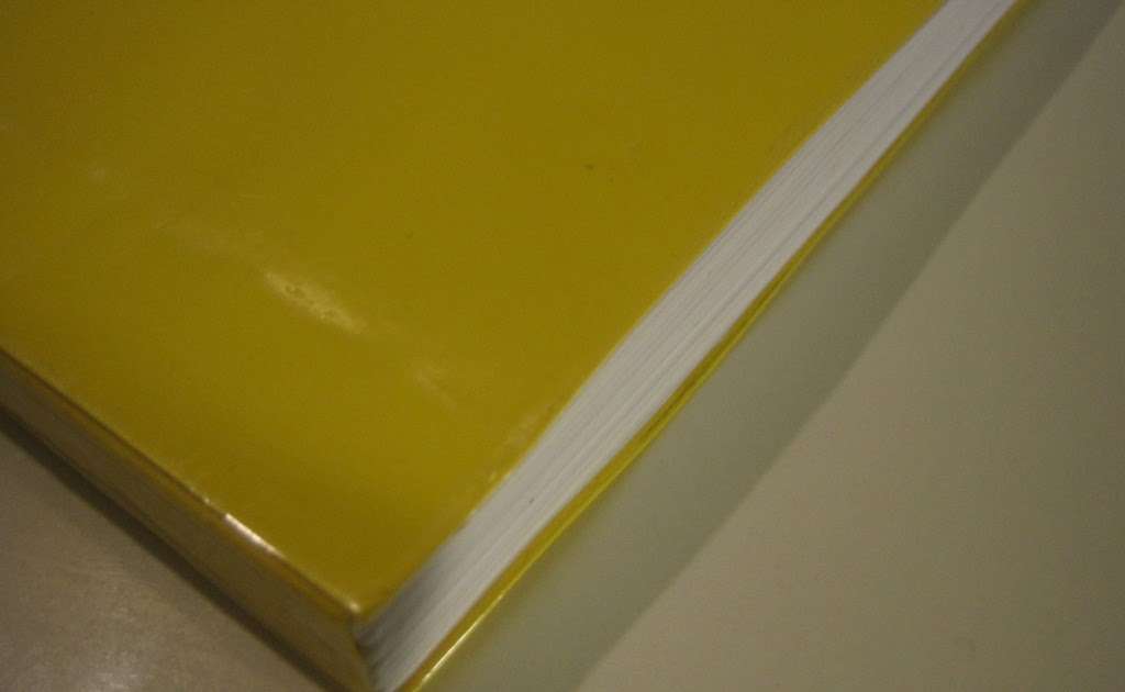 Easy paperback book binding howto
