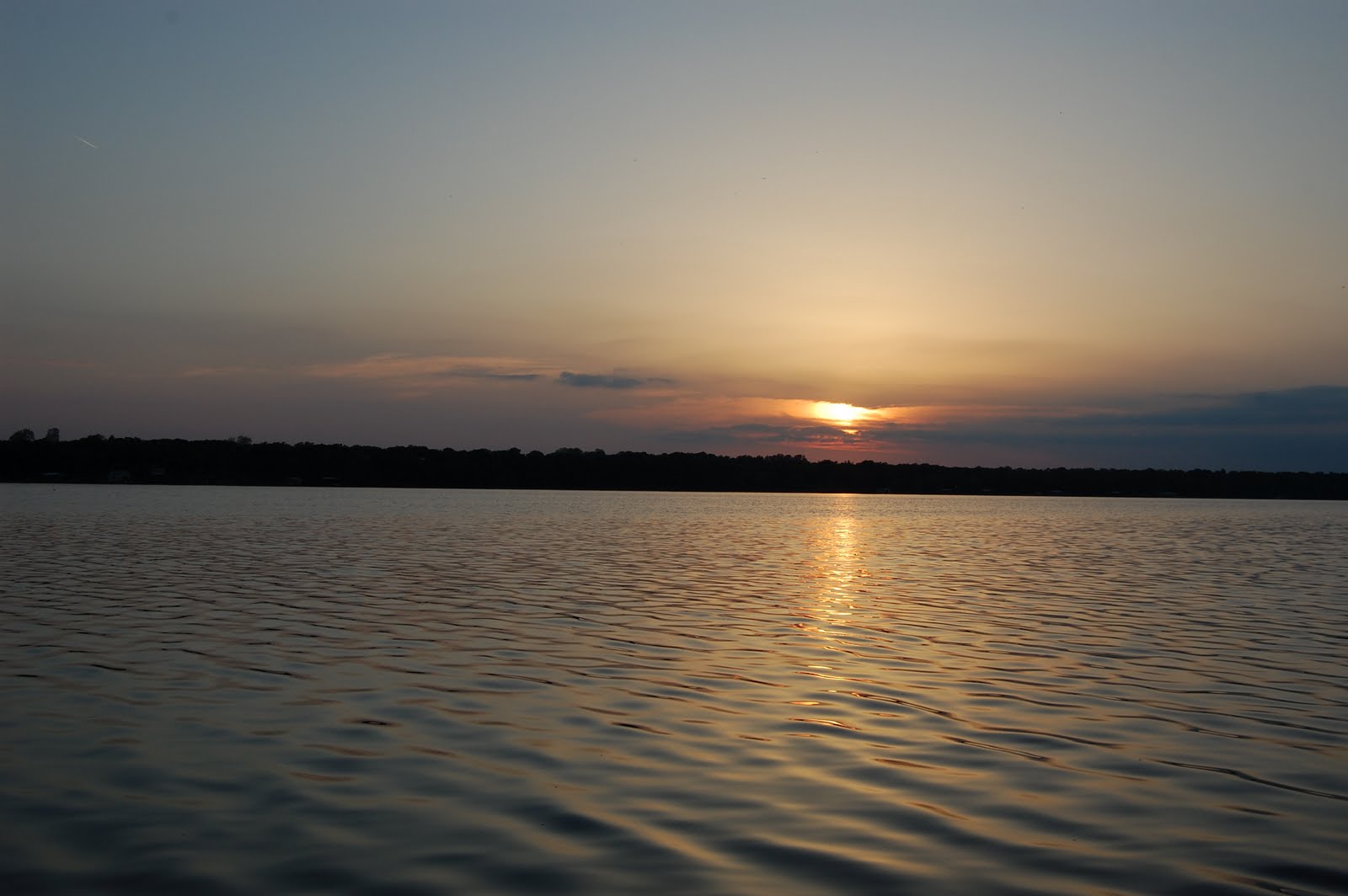 Journal Jots: April Sunset, Eagle Mountain Lake, TX.