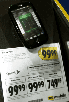 Best Buys Palm Pre worth $99 is a false alarm
