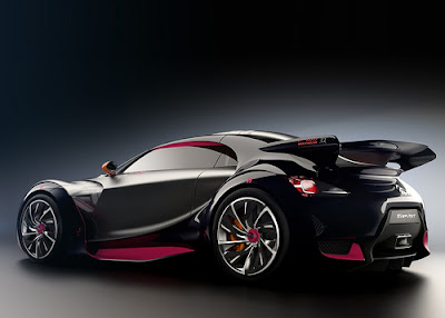 Citroen SURVOLT Concept Art Car by Francoise Nielly Citroen SURVOLT Concept Art Car by Francoise Nielly