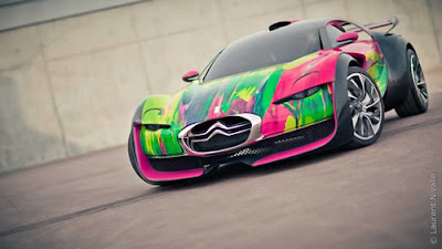 Citroen SURVOLT Concept Art Car by Francoise Nielly Citroen SURVOLT Concept Art Car by Francoise Nielly