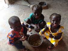 The kids stuffing their faces!