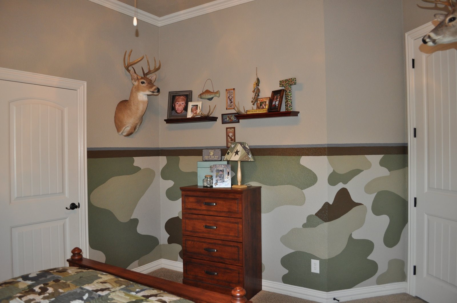 Painting and Design by Celeste The camo room