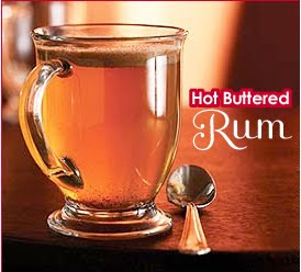 A mug of hot buttered rum.