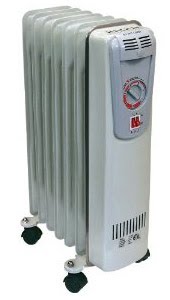 Electric Room Heaters Comfort Zone Cz7007 Deluxe 7 Fin Oil Filled
