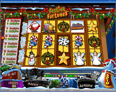 Play Festive Fortune at PartyCasino...