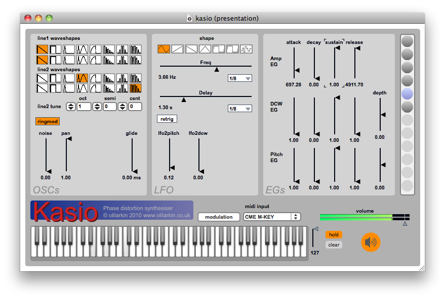 Oli Larkin blog: Kasio phase distortion synthesiser