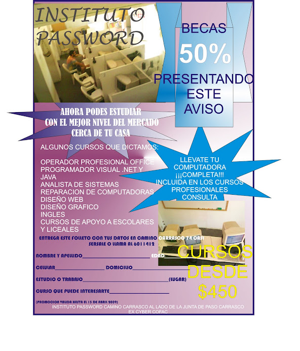 instituto password