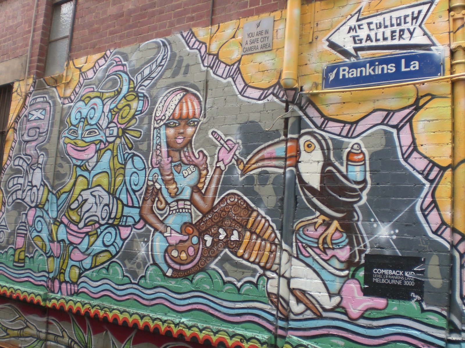 Global Graffiti Wall Melbourne, Australia