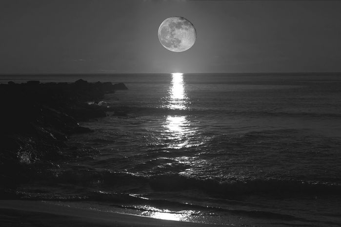 LA PLAYA POR LA NOCHE la playa por la noche: