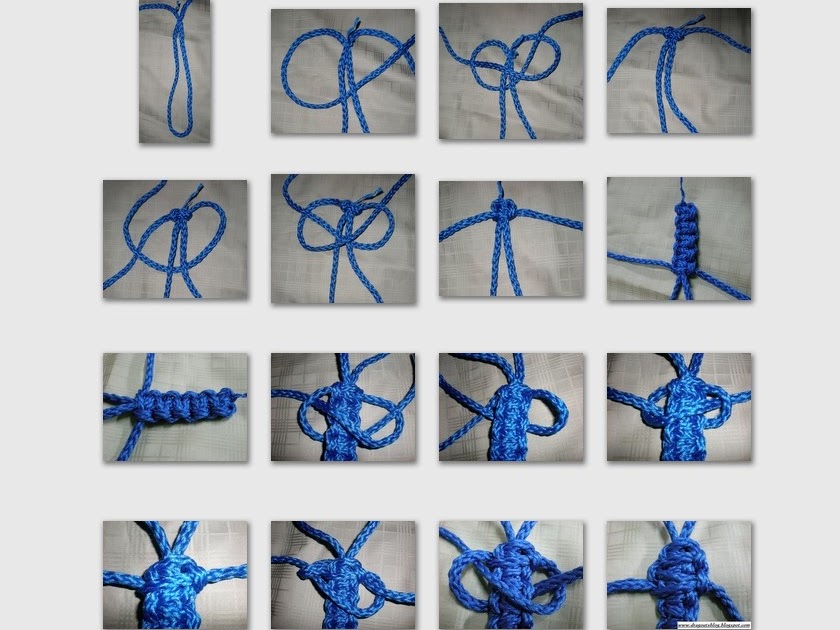 Dragout's Blog: How To Tie the Cobra Stitch. cobra stitch knot. 