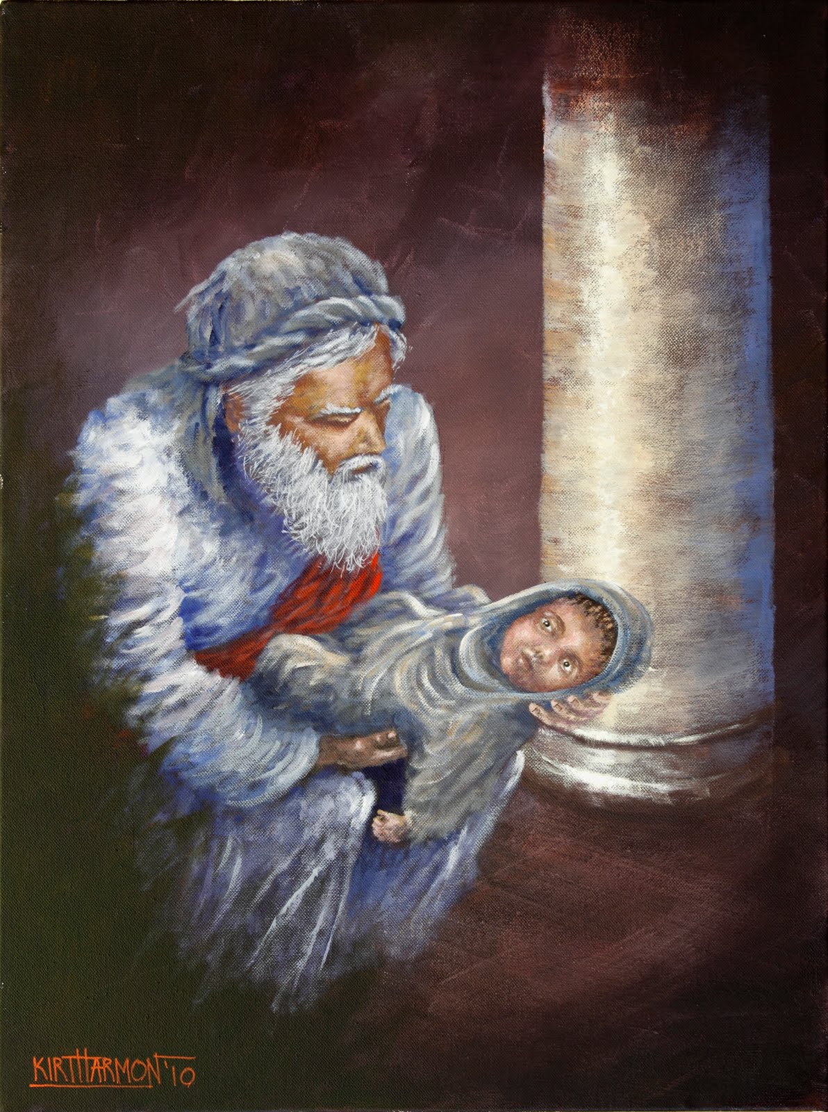 Harmon Art Simeon with the Savior of the World