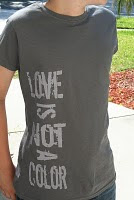 Love Is Not A Color T-Shirt