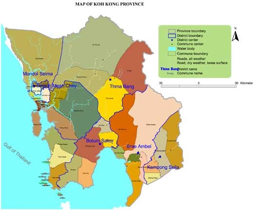 Koh Kong Province Map Cambodia Visit: Koh Kong