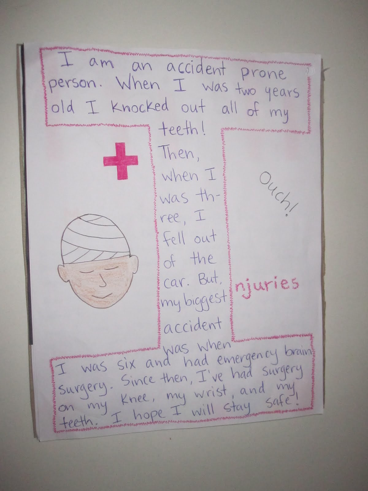 Welcome Sixth Graders!!!: Autobiography Alphabet Examples!!!