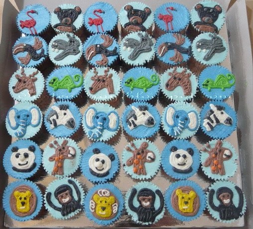 Taste On Tray Noah's Ark Cupcakes