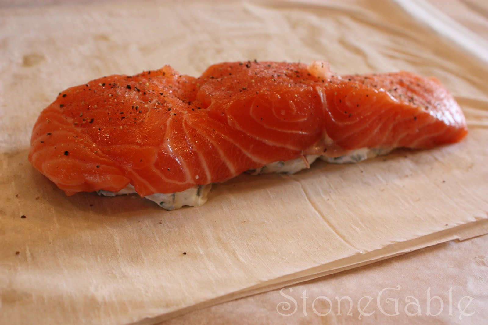Salmon En Croute With Cucumber Dill Sauce StoneGable