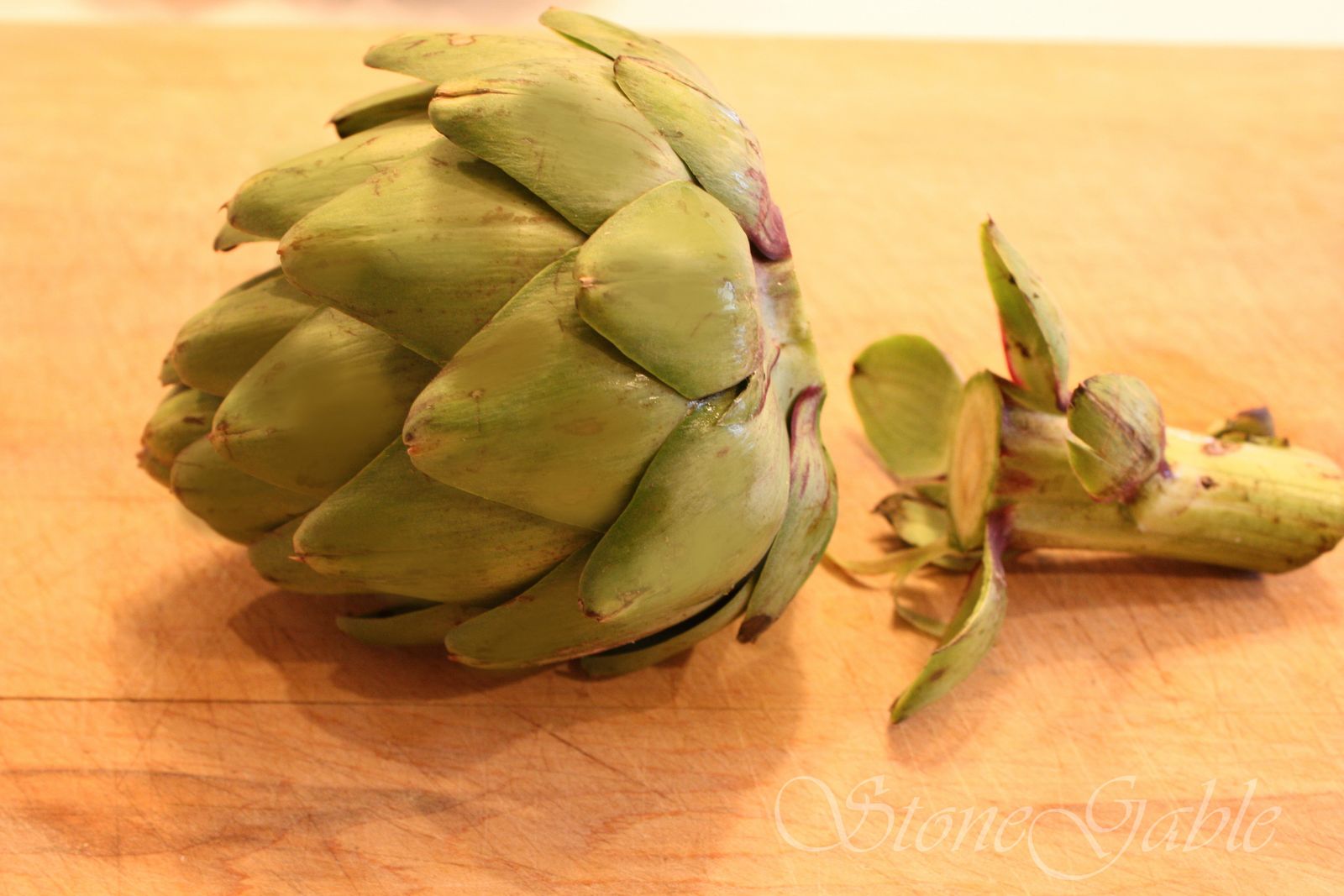 StoneGable HOW TO EAT AN ARTICHOKE