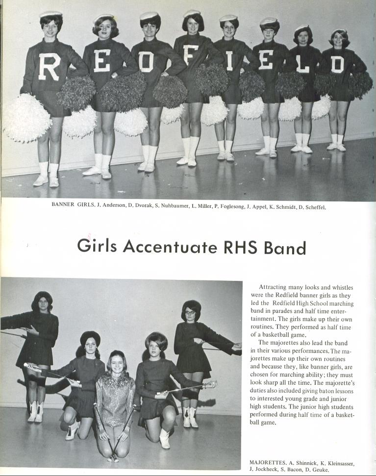 Redfield High School Class of 1970 40 Year Reunion Junior Annual, 1969